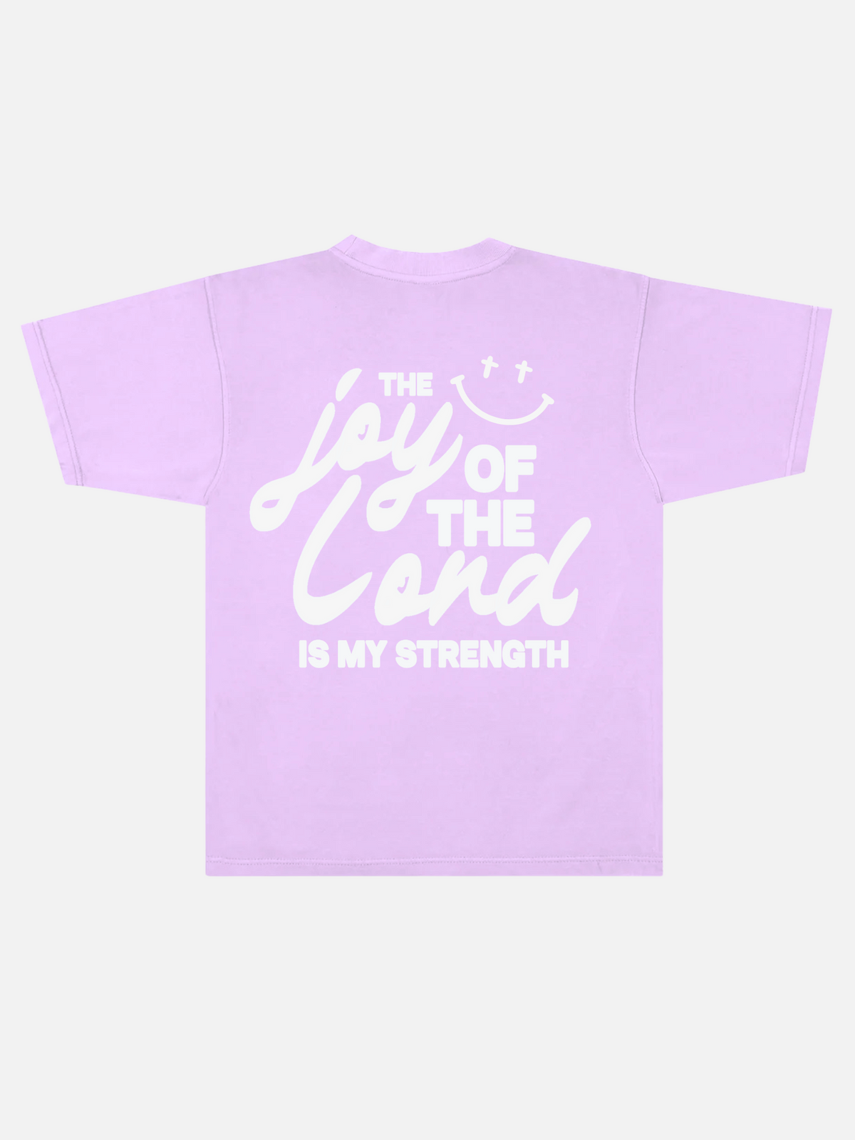 JOY OF THE LORD TEE PASTEL PURPLE