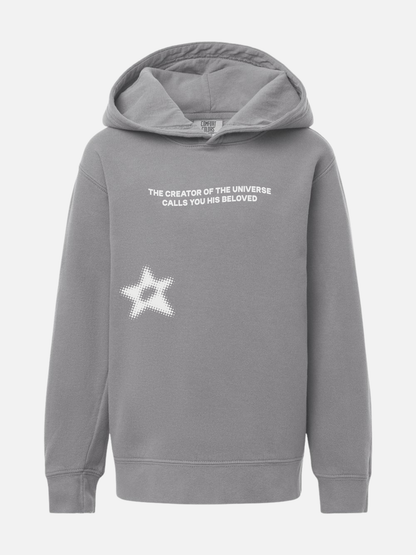 HIS BELOVED YOUTH HOODIE GRAY