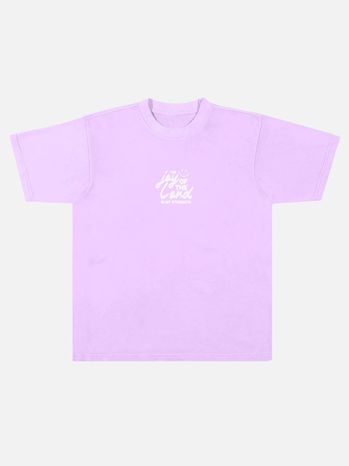 JOY OF THE LORD TEE PASTEL PURPLE