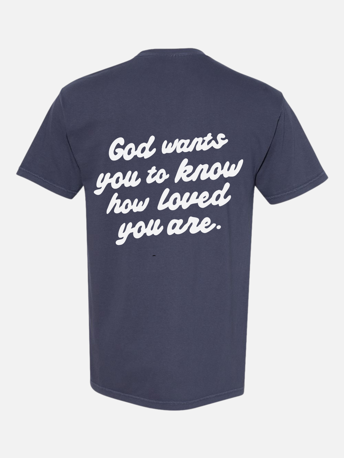 LOVING GOD NAVY TEE