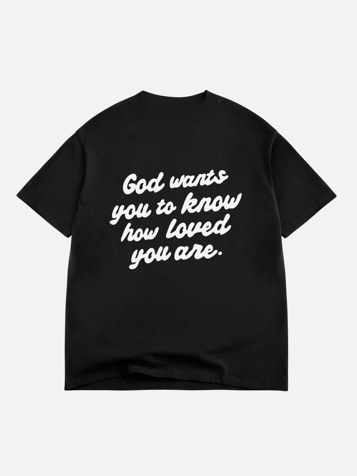 LOVING GOD BLACK HEAVYWEIGHT TEE