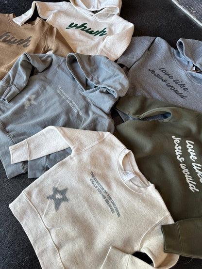 HIS BELOVED YOUTH CREWNECK NATURAL