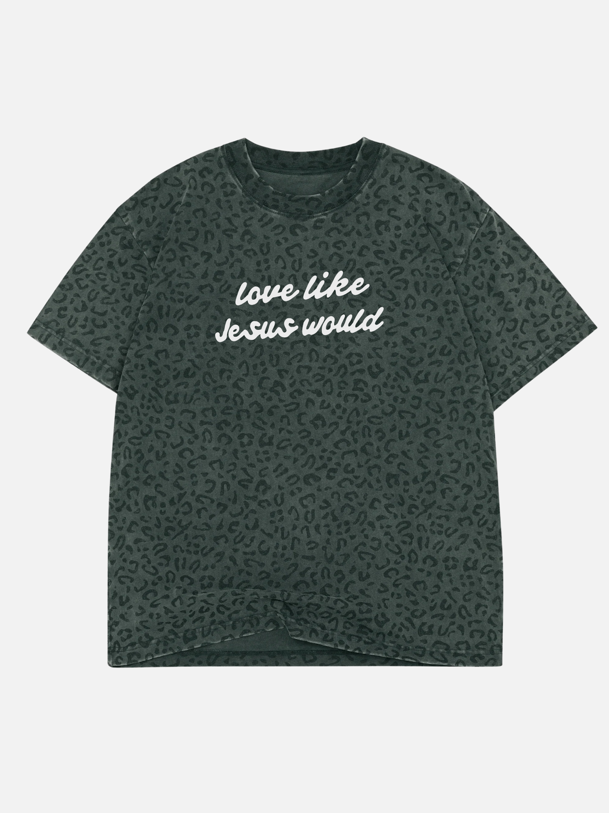 LOVE LIKE JESUS LEOPARD TEE